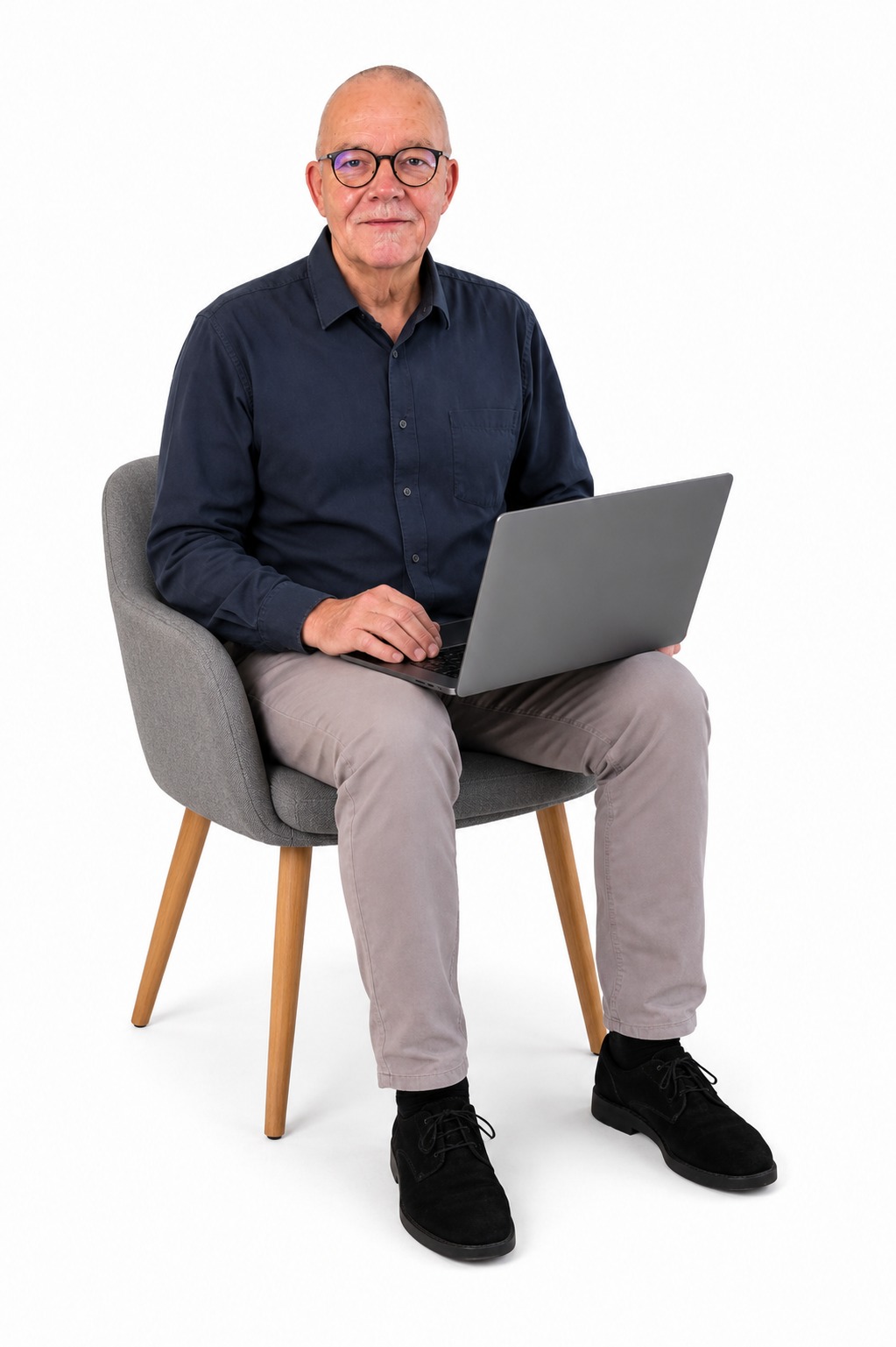 Ralf Hüttmann bei der Arbeit